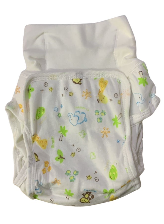 High Waisted Baby Diaper Pants Made from 100% Ecological Cotton – Foldable Infant Training Diaper for Umbilical Cord and Navel Protection – Suitable for Newborns and Babies from 1 to 6 Months (3–9 kg) – Leak Proof and Breathable Triple Layer Design with Built-in TPU Waterproof Layer – Ultra Soft and Lightweight Baby Diaper Pants - Image 2